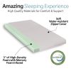 Memory Foam Camping Mattress - 75"x38"x3" Perfect for Outdoor Activities, RVs, Guest Rooms, and Dorms; Foldable, Portable