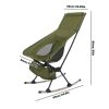 Portable Camping Rocking Chair 198LBS Weight Capacity Included Carry Bag High Back Rocker Chair For Patio Fishing Beach Lawn Travel Ban on Amazon sale