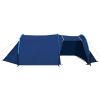 Waterproof Camping Tent 4 Persons Navy Blue/Light Blue