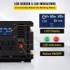 VEVOR Power Inverter, 2000W Modified Sine Wave Inverter, DC 24V to AC 120V Car Converter, with LCD Display, Remote Controller, LED Indicator