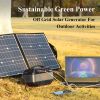 Gofort 330W Portable Power Station, 299Wh Solar Generator Backup Power Supply with 2X 110V AC Outlets