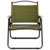 Camping Chairs 2 pcs Green 21.3"x16.9"x23.2" Oxford Fabric