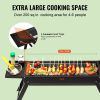 VEVOR 23 inch Portable Charcoal Grill, Flat Top Propane Gas Grills, Compact Foldable Grill, Heavy Duty Steel BBQ Grill, Mini Smoker for Travel