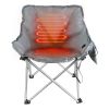 Heated Camping Chair For Adult Outdoor Activities Portable Folding Heated Chair With 3 Adjustable Heat Levels Heating Backrest Cushion Support 264LBS