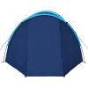 Waterproof Camping Tent 4 Persons Navy Blue/Light Blue