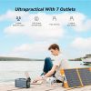 300W Solar Generator, FlashFish 60000mAh Portable Power Station Camping Potable Generator with 60W 18V Portable Solar Panel