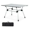 Folding Heavy-Duty Aluminum Camping Table with Carrying Bag