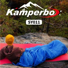 Kamperbox Camping Sleeping Bag Outdoor Camping 3 Season Sleeping Bag Camping (Color: As Picture)