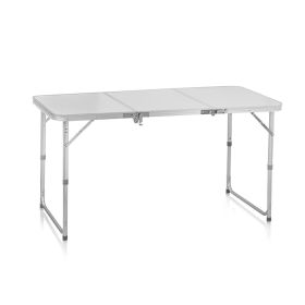 Camping Folding Table for Travel & Beach Party (Type: Camping Table, Color: White B)