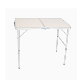 Camping Folding Table for Travel & Beach Party (Type: Camping Table, Color: White A)