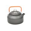 Outdoor portable 2-3 person camping stove cover pot picnic cooker non stick pot teapot combination set including tableware