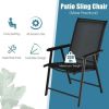 4-Pack Patio Folding Chairs Portable for Outdoor Camping