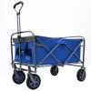 Outdoor Garden Multipurpose Micro Collapsible Beach Trolley Cart Camping Folding Wagon