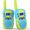 2pcs/pack Kids Walkie Talkie 22 Channel Bidirectional Wireless Radio Toy With Backlight LCD Flashlight For Outdoor; Camping; 3km Range Hiking