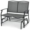 Iron Patio Rocking Chair for Outdoor Backyard and Lawn